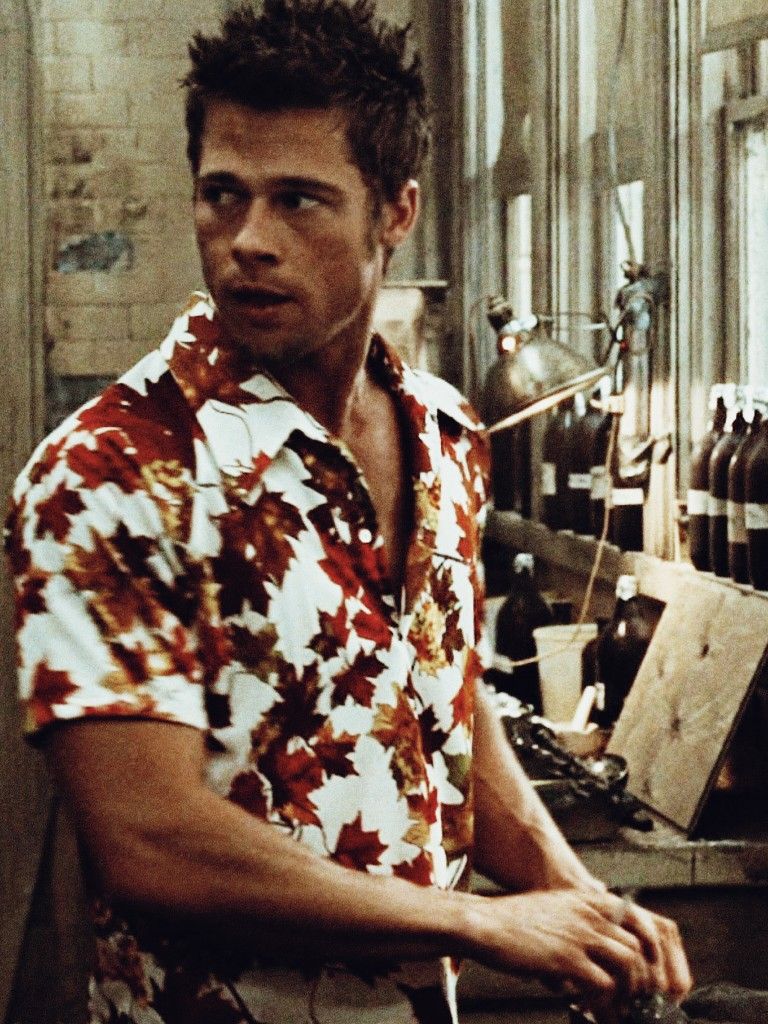 Tyler Durden Yapraklı Gömlek