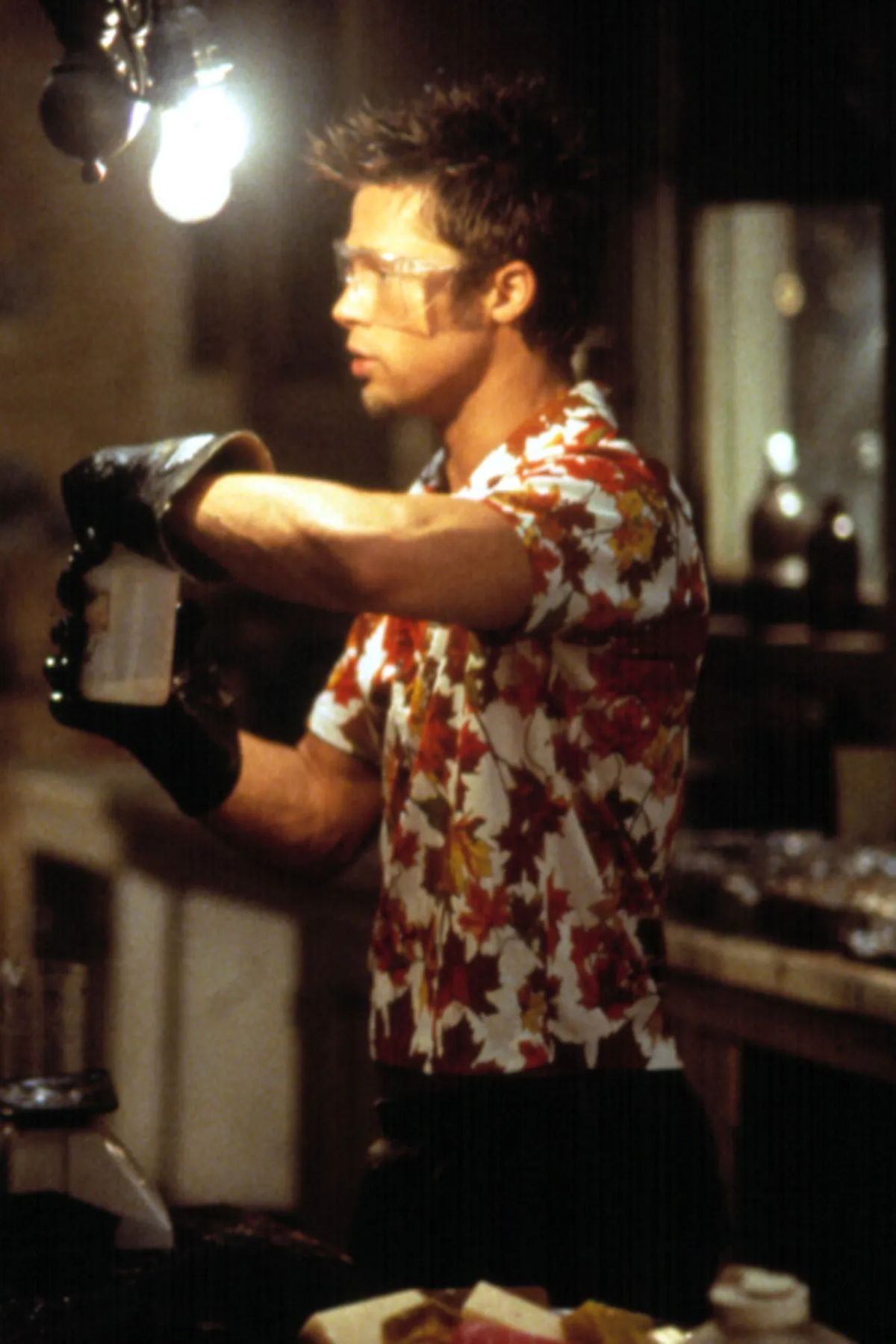 Tyler Durden Yapraklı Gömlek